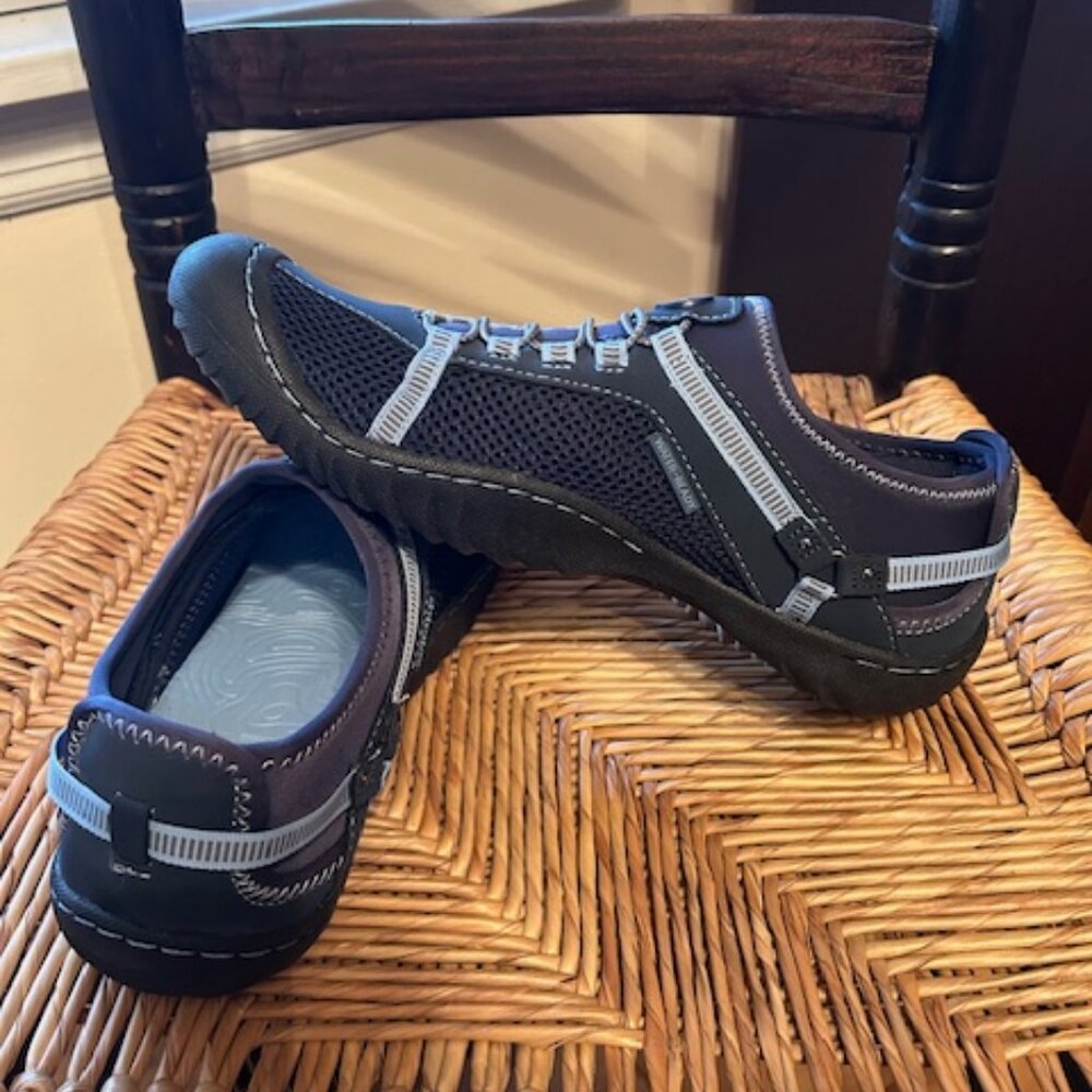 JBU by Jambu womens Tahoe Water Ready Sneaker, Navy/Stone Blue, 9 US NEW